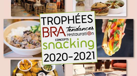 6 lauréats pour l'édition 2020-2021 des Trophées B.R.A. Concepts Snacking 