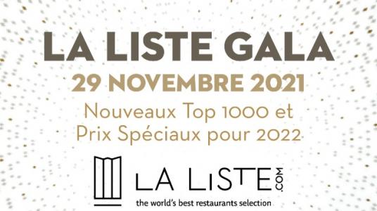 La Liste dévoilera le nouveau Top 1000 des meilleurs restaurants  _breves octobre 2021