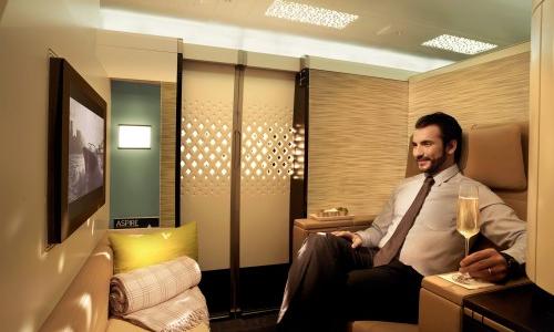 COMPAGNIE AÉRIENNE, SERVICE LUXE POUR ETIHAD