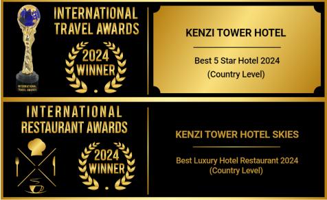 Le Kenzi Tower Hotel remporte deux prestigieux prix aux Golden Tree Awards