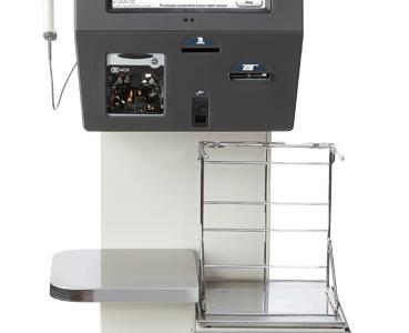 NCR SelfServ Checkout Mini, 1re caisse à dimension réduite