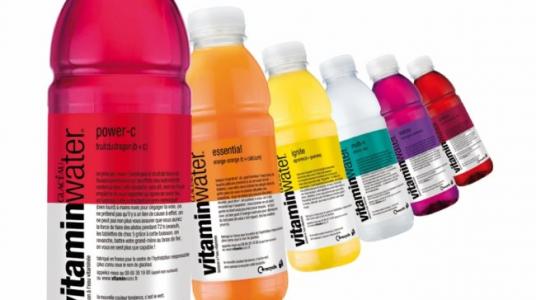 VitaminWater, 1re boissonà code-barres 2D en France