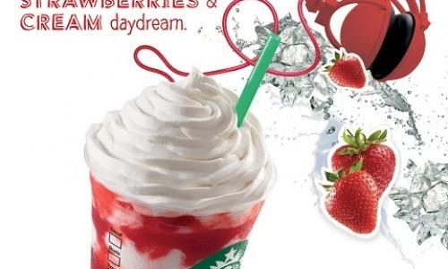 Commencez l’été avec le nouveau Frappuccino Fraises et à la crème