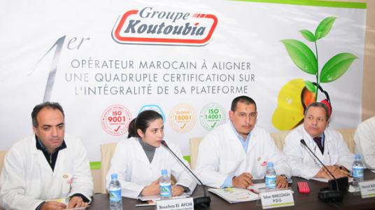 Koutoubia, quadruple certification