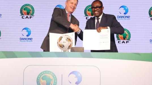 Danone devient Partenaire Officiel de la Confédération Africaine de Football (CAF) et réaffirme son engagement en faveur de la santé par l’alimentation et le sport