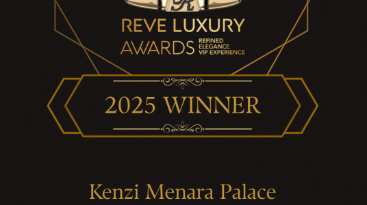 Le Kenzi Menara Palace de Marrakech, couronné aux REVE Luxury Awards 2025